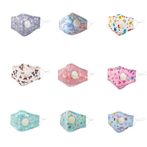 

child kids masks cartoon blue pink boys girls mouth mask anti pollution print star dinosaur reusable adjustable breathable face masks