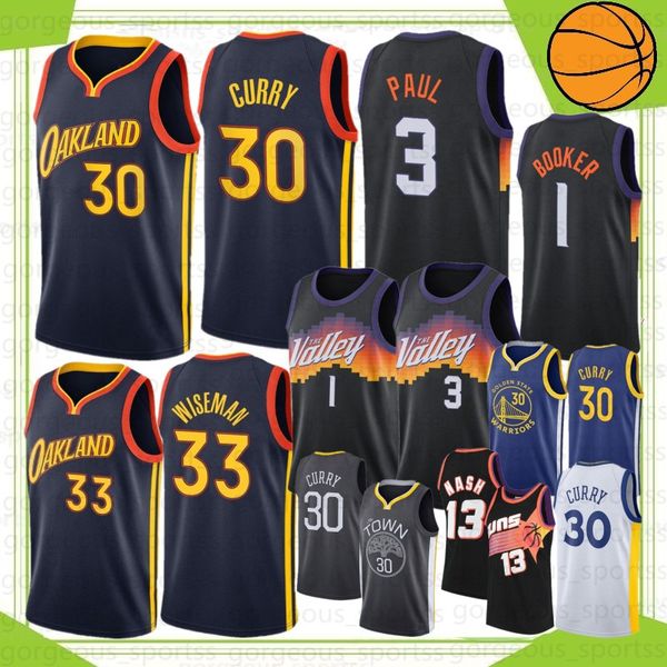 

stephen 30 curry ncaa men college basketball jerseys deandre 22 ayton devin 1 booker steve 13 nash charles 34 barkley 2021 new stock, Black;red