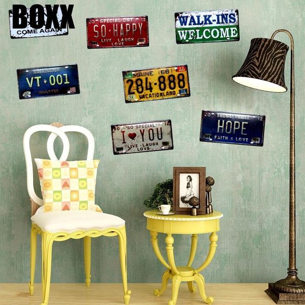 

metal tin signs vintage wall bar coffee garage home shop art decoration mix order 30x15cm