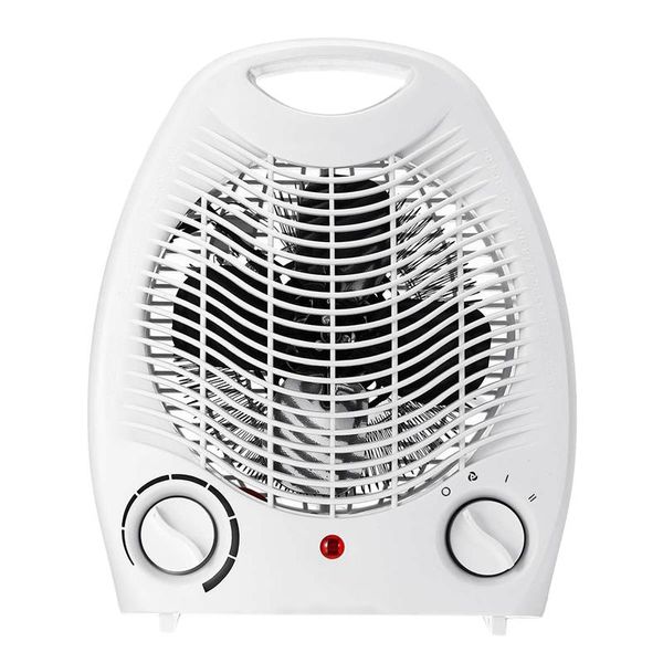 

2000w household electric fan heater three heat settings warm air blower automatic overheat protection with flame-retardant shell