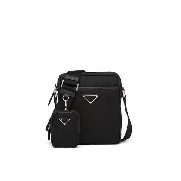 

briefcases luxury designer mens leather bag fashion one shoulder messenger bags zipper nylon material briefcase wallet 112