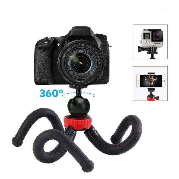 

portable desktripod flexible ocs travelmobile phone tripod bracket monopod selfie stick for dslr camera1