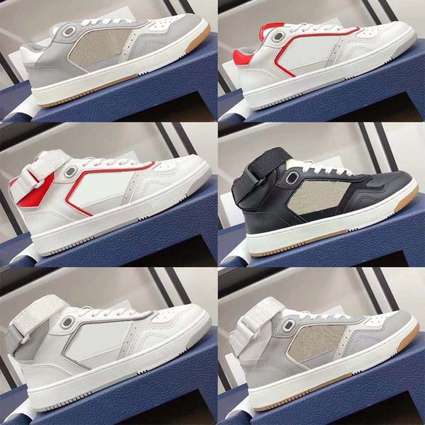 

fashion real leather handmade multicolor gradient technical sneakers men women famous shoes trainers, Black