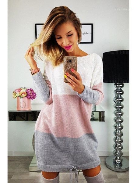 

casual dresses hirigin oversized women long sleeve knit cardigan jumper loose sweater dress1, Black;gray