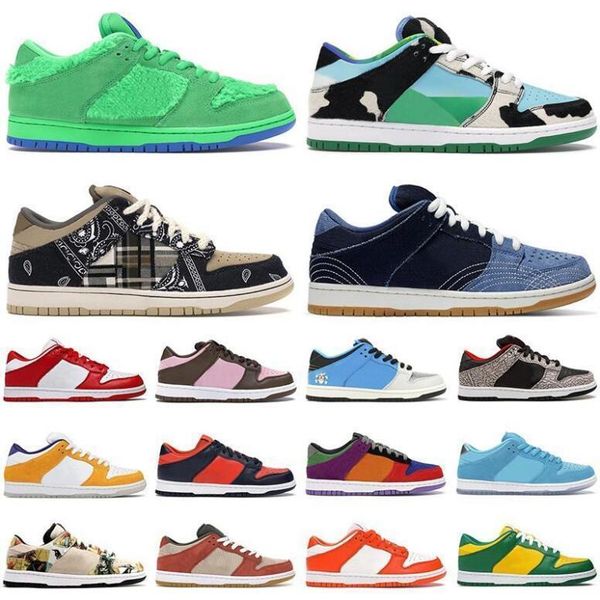 

2020 dunky chunky dunky low men women running shoes sashiko bears green opti yellow acg terra champ colors trainers sports sneaker