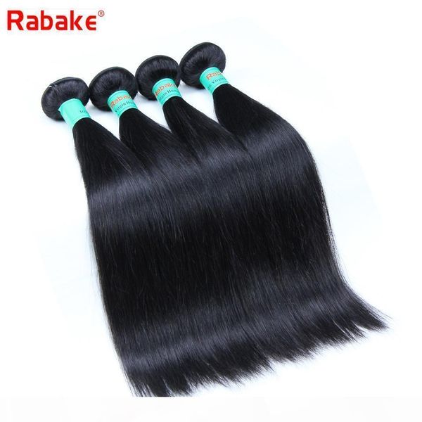

3 or 4 bundles brazilian virgin hair bundles body wave straight deep wave loose wave 100% unprocessed peruvian malaysian raw indian hair, Black