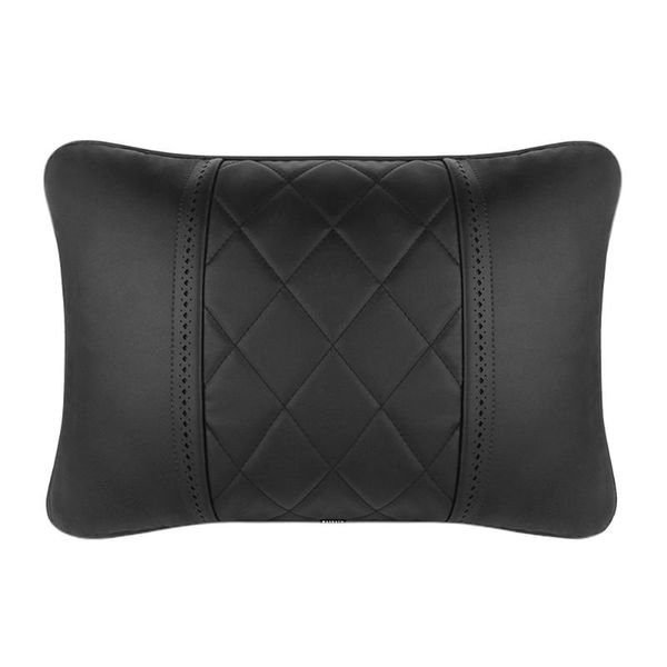 

seat cushions pu leather solid bedroom sleeping home office car accessories ergonomic back cushion modern driver lumbar pillow waist support