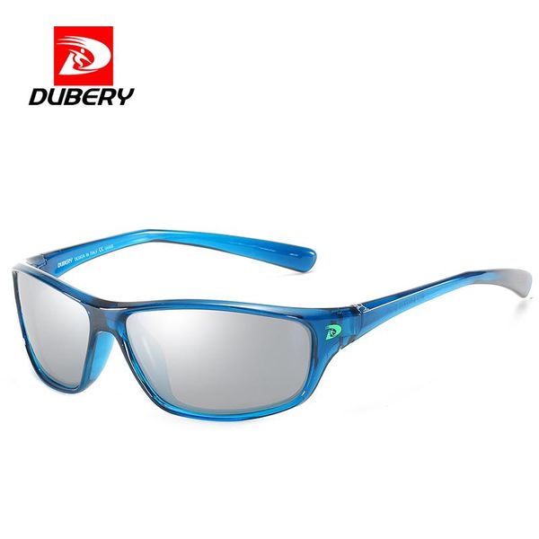 

sunglasses dubery driving square polarized for women men mirror lens pochromic eyewear sun glasses uv400 sports, White;black