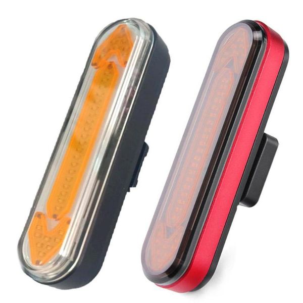 

bike lights remote control taillight usb rechargeable bicycle braking lantern tail rear turn led signal wireless light cycling war o2u8