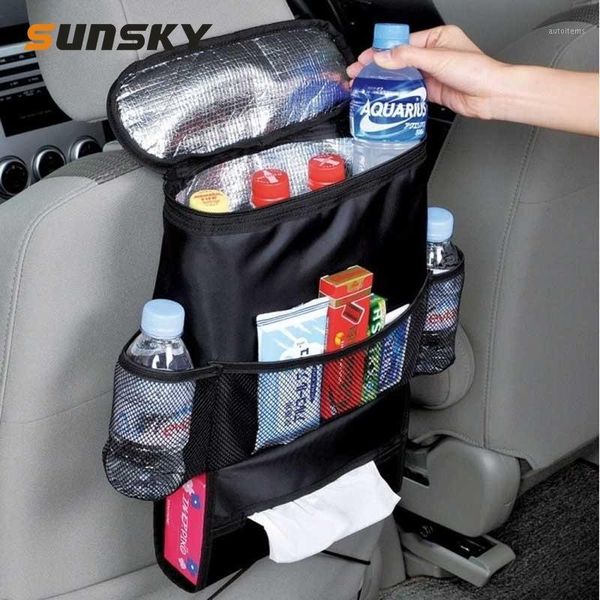 

multifunction oxford waterproof baby feeding bottle cover thermal bag tissue box storage hanging car seat organizer mum bag1