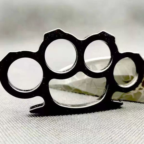

boxing set legal self-defense weapon punch round head iron four finger tiger hand clasp fist buckle defense tiger ring finger clasp hand 068