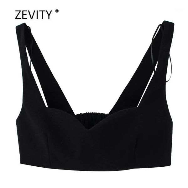 

new 2020 women black camisole ladies back elastic spaghetti strap short camis tank summer wear sling crop ls68071, White