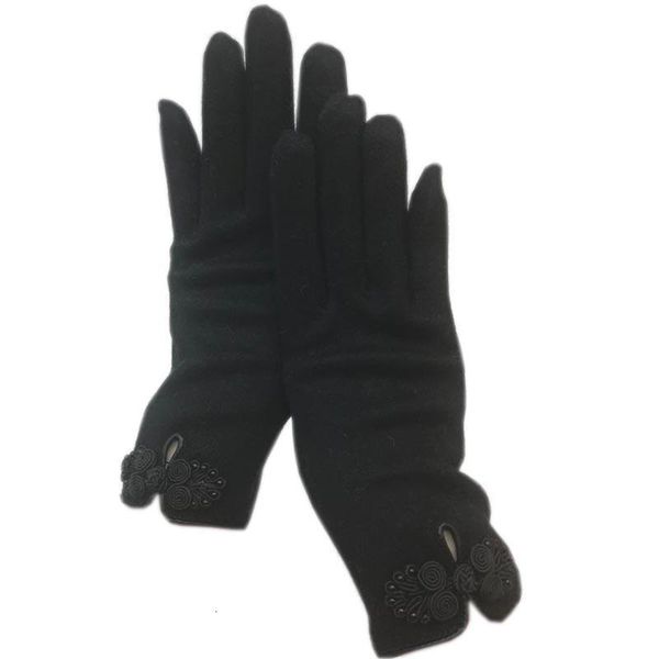 

winter ladies gloves wool black winter gloves keep warm new fashion autumn and comfortable and beautiful outdoor c, Blue;gray