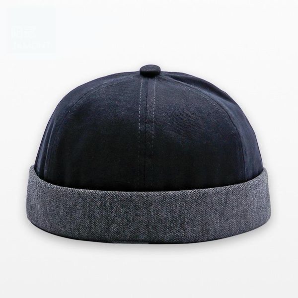 

jamont 2018 new casual hats skullcap spring autumn beanies hat men women hip hop cap portable fashion sailor hat casquette h bbyuug, Black;white
