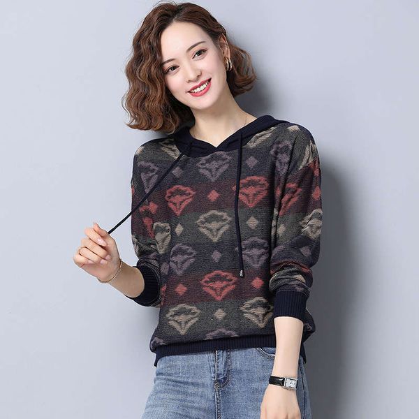 

women's sweater fashion thin spring and clothes 2020 new style loose korean autumn hoodie short, Black