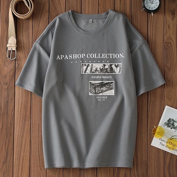 

luyzjzezn 2021 new tshirts men's funny print from summer form short sleeved shirt neck t-shirt tees dropshipping k141 1az3, White;black