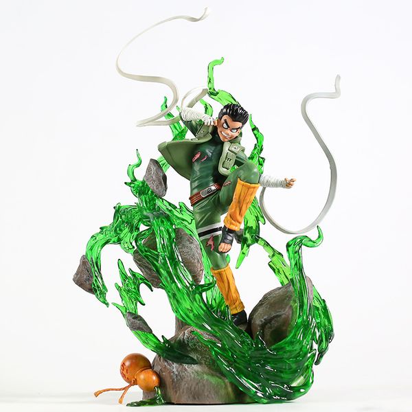

naruto shippuden rock lee eight gates 1/7 painted pvc figure collectible model toy