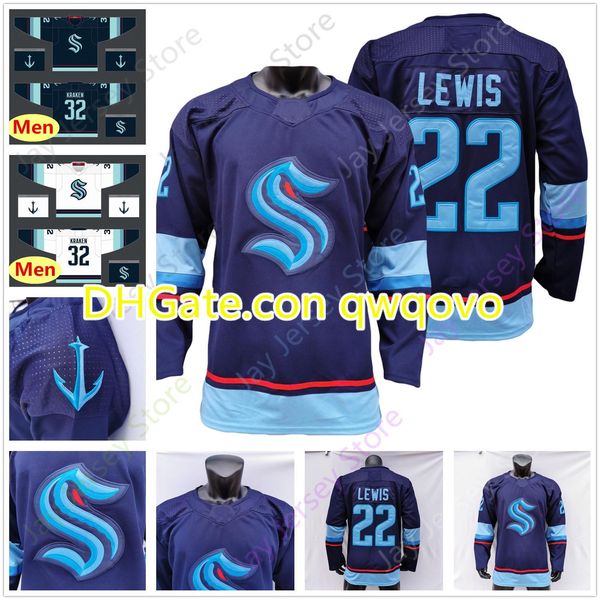 

2020 custom seattle kraken ice hockey jersey blank navy size youth men women all stitched embroidery drop shipping, Black;red