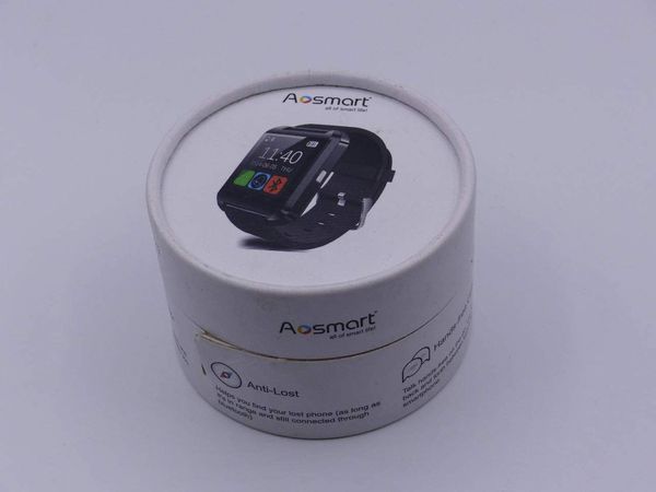 

bluetooth smart watch, aosmart u8 smart watch for android smartphone, black