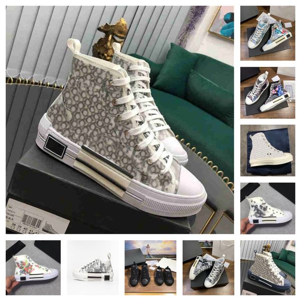 

2020 new limited edition custom printed canvas shoes, fashion versatile high and low shoes, with original packaging shoe box delivery c24, Black