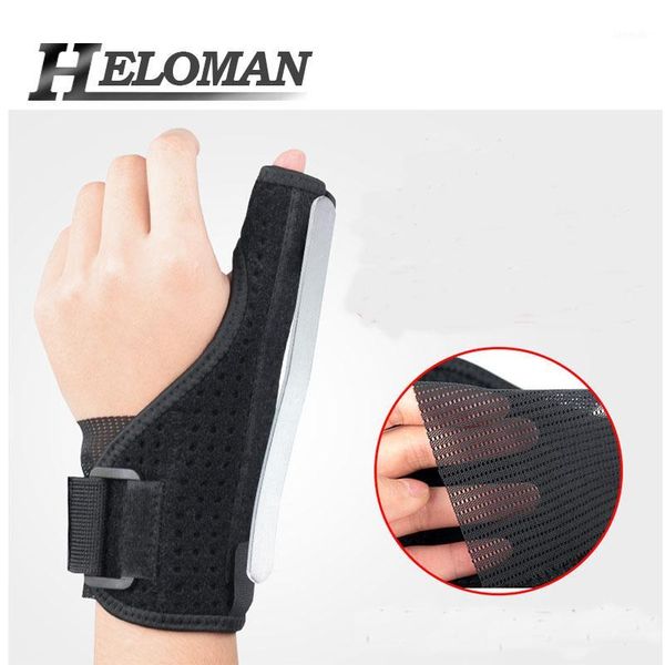 

wrist support breathable adjustable straps carpal tunnel thumb hand guard protector outdoor arthritis band belt brace1, Black;red