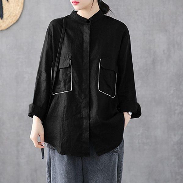 

fashion spring shirt zanzea 2020 women's lapel blouse button down blusas female long sleeve blusas casual plus size tunic 5xl, White
