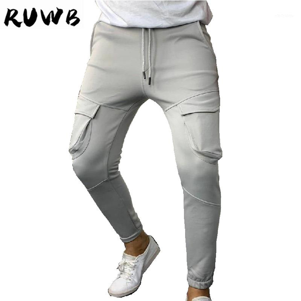 

autumn jogger brand casual pants harem gyms male trousers mens joggers solid sweatpants stretch feet sports fitness men pants1, Black