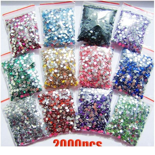 

2000pcs flat back imitation pearl beads for jewelry making diy craft nail art beads scrapbook album christmas wedding de jllfoo
