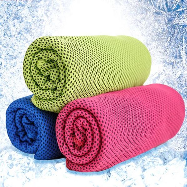 

ice 90*35cm cold double summer layer sunstroke sports exercise cool quick dry soft breathable cooling towel for kids adurp2y