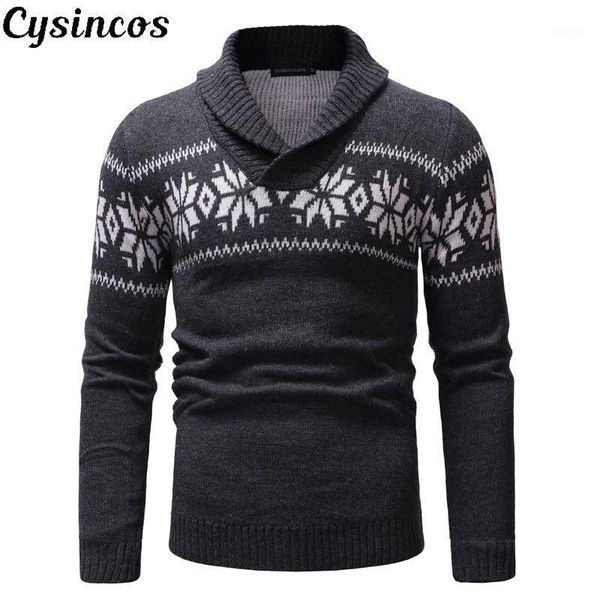 

cysincos 2021 fashion male print sweater men v neck long sleeve pullover casual patchwork pull homme knitted slim fit homme1, White;black