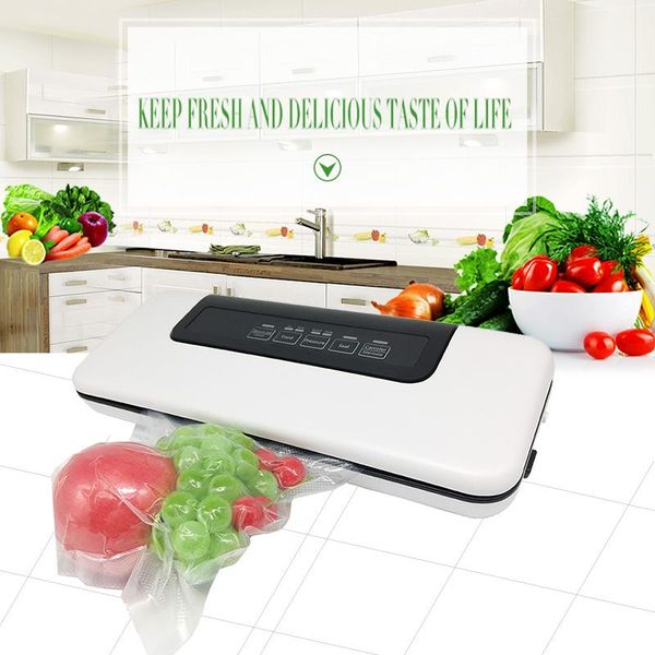 

automatic vacuum sealer packer vacuum air sealing packing machine for preservation dry, wet, soft with 10pcs bags
