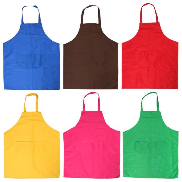 

cooking accessories household cleaning tools pure color for home restaurant kitchen apron pinafore