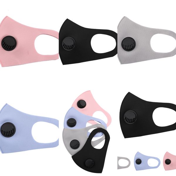 

uahx7u face women particulate respirator protective safety mask with valve pm2.5 dustproof without filters 4 n