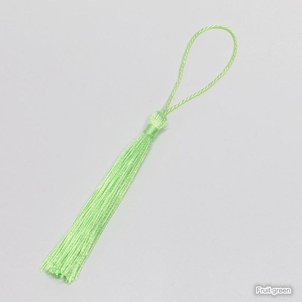 

50pcs polyester silk tassel fringe diy home curtain clothing sewing craft supplies charm pendant bookmark tassels h jllmjn