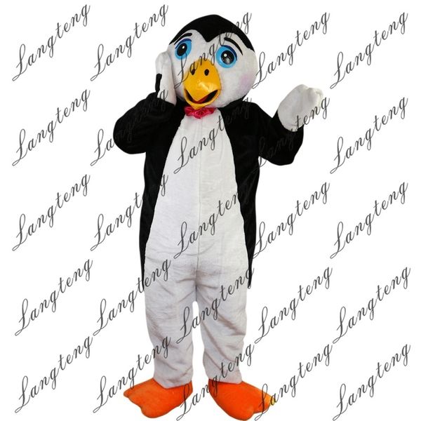 

2018 new mr. penguin mascot costumes for adults circus christmas halloween outfit fancy dress suit 02, Red;yellow