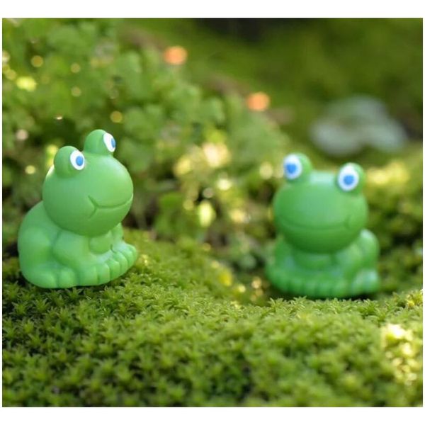 

cartoon blue eye small frog ornament figurine doll kids gift moss terrarium micro landscape accessories fairy garden jlljye bdebag