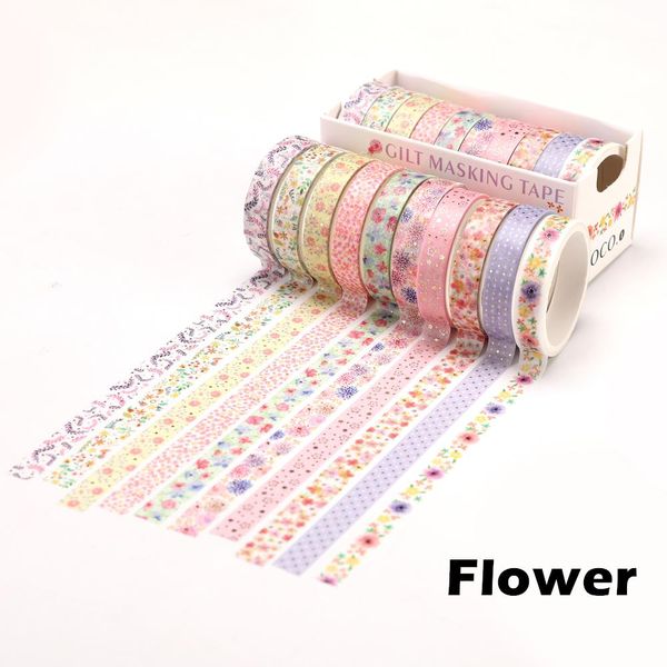 

2016 s coco paper washi tape set 8mm lace love star flower cat gold color adhesive masking tapes gilt stickers decoration a6816 h