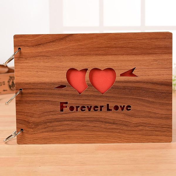 

10inch heart love wedding picture frame wooden retro loose-leaf decor frame graduation p youth large p