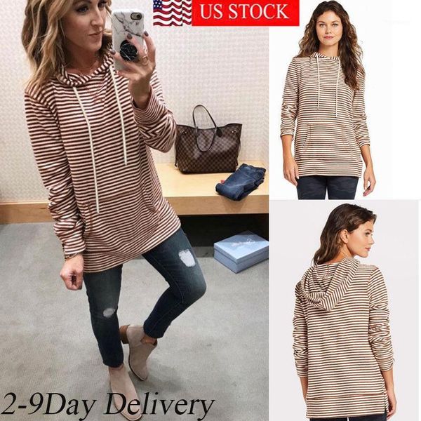 

hirigin casual striped hoodies 2018 new women harajuku hoodies long sleeve pullover floral jumper sweatshirt streetwear1, Black