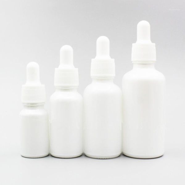 

storage bottles & jars 24pc/lot white essence oil glass dropper bottle women's beauty skin care spa massage packaging container perfume