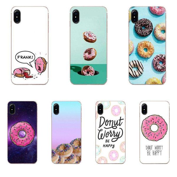 

new for samsung galaxy a10 a20 a20e a3 a40 a5 a50 a7 j1 j3 j4 j5 j6 j7 rainbow food donuts