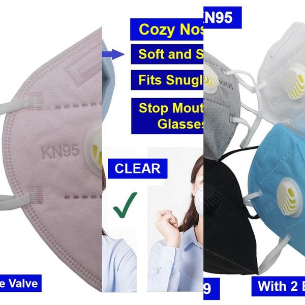 

meltbrown shipping disposable 5-6ply dhl face dust mask breathing valve with respirator black grayoutlet9chn