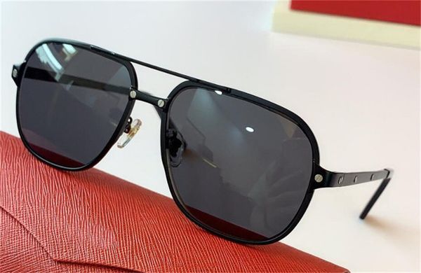 

new fashion men sunglasses 0165 retro pilot metal frame classic fashion style popular design style uv400 protective eyewear, White;black