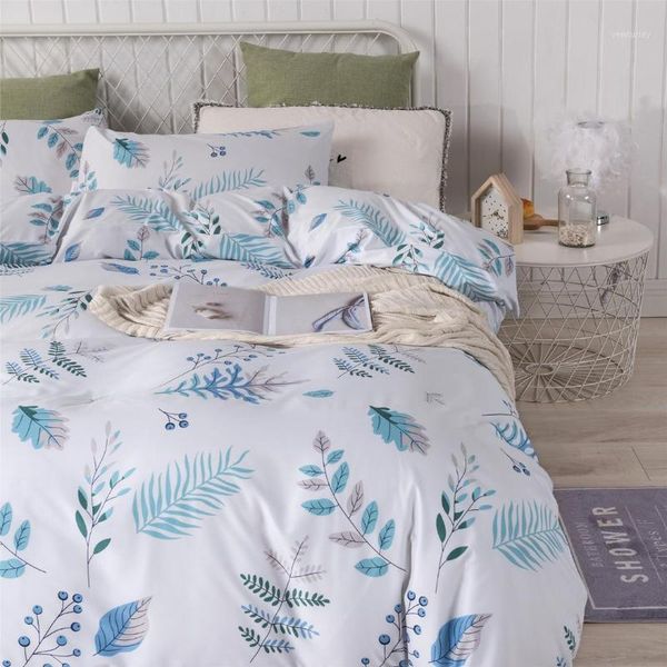 

bedding sets home textile sen style printing bed cover comforter set duvet  king bedclothes quilt pillowcase1