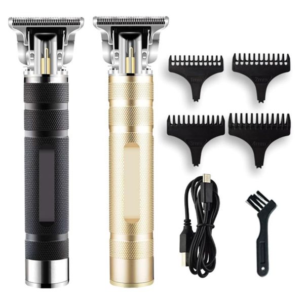 

electric retro oil head carving head electric clipper usb rechargeable salon special trimmer engraving push shear 1 set