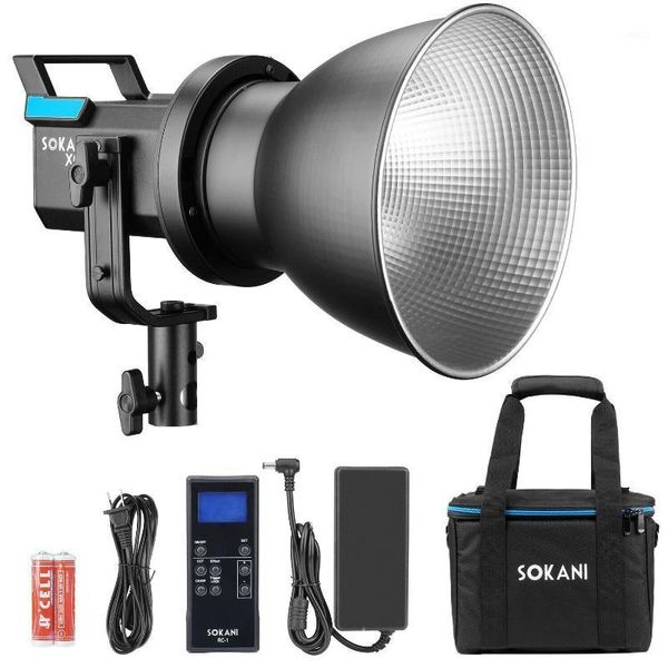 

sokani x60 80w led video light 5600k daylight outdoor pgraphy lighting with bowens mount 2.4g remote controller for camera1