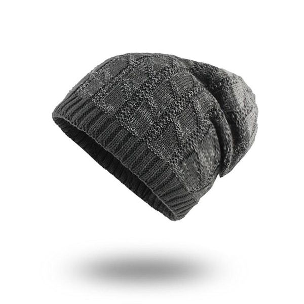 

flb] мужские зимние шапки модные knit черные шапки осенние шапки толстый и теплый skullies мягкая вязаные шерстяные хлопок f18038 bbyplx sp, Black;white