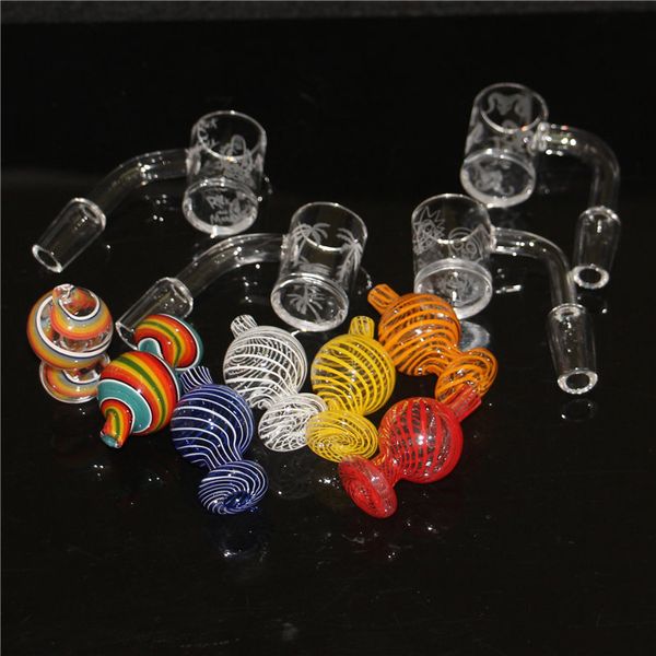 Kuppellose Quarznägel mit Bubble-Carb-Kappen. Kleinigkeiten, Glas, NC-Kit, Quarzspitzen, Dab-Stroh, Bohrinseln, Silikon-Rauchpfeife