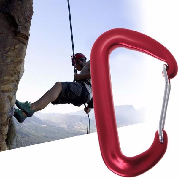 

aviation aluminum 12kn carabiner d shaped hammock safety balance buckle clasp aviation jlleyo