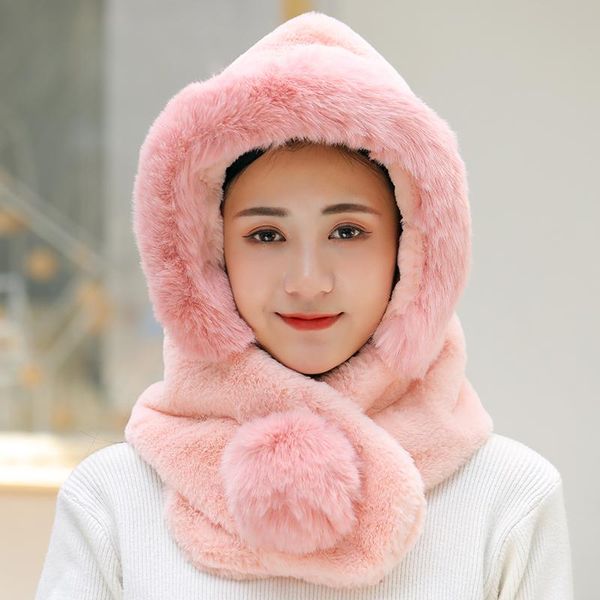 

простая девушка норки меховые шляпы для женщин зимний шарф шапка мода элегантная теплая леди шапки новые меховые шапочки 56-63см wmtjhx hwjh, Black;white